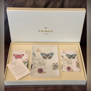 Fringe Home Gift Set Tray and Two Soaps